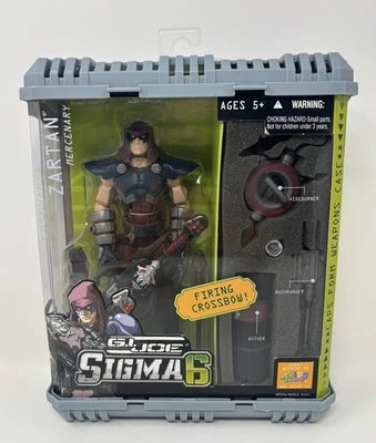 Hasbro GI Joe 2006 Sigma 6 Zartan Mercenary 8" Action Figure New In Box - Image 1 of 4