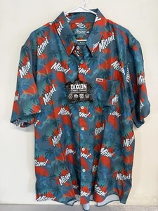 NEW Dixxon Flannel Co Mens The Vice Party SS Button Up Shirt Size 2X NWT - Picture 1 of 5
