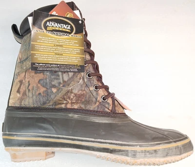 Game Winner Thermolite Hunting Boots Men’s Size 12 – Camo Insulated Steel Shank - Image 1 of 4