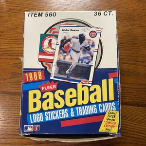 1988 Fleer Baseball WAX BOX (36 Sealed Packs/15 Cards Per Pack)🔥 - Picture 1 of 4