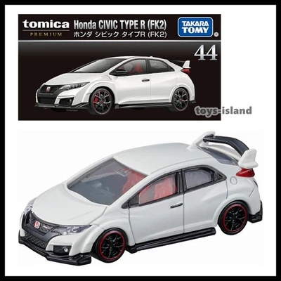 TOMICA PREMIUM 44 Honda CIVIC TYPE R FK2 1/64 TOMY 2025 SEP NEW MODEL WHITE - Image 1 of 4