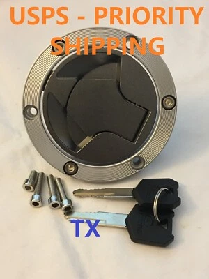Fuel Gas Tank Cap Lock For Kawasaki Ninja 300 EX300A EX300B 250R EX250J (08-17) Foto 1 de 4