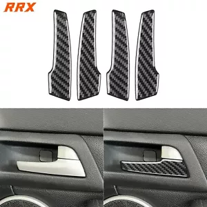 4Pcs Real Carbon Fiber Interior Door Handle Cover Trim For Pontiac G8 2008-2009 - Picture 1 of 22