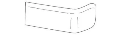 Genuine Ford 2002-2005 Explorer XLS Stone Deflector Rear Left 1L2Z-78292A23-BA - Imagem 1 de 2