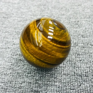 1PZ Sfera di diaspro occhio di tigre naturale cristallo quarzo sfera gemma Reiki 50mm+ - Foto 1 di 11