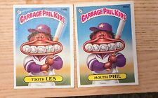 1986 Topps Garbage Pail Kids GPK    #140a Mouth Phil & #140b Tooth Less 