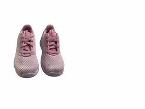Adidas Cloud Foam Pink Sneaker Size 9K Girls 1053 - Picture 1 of 8
