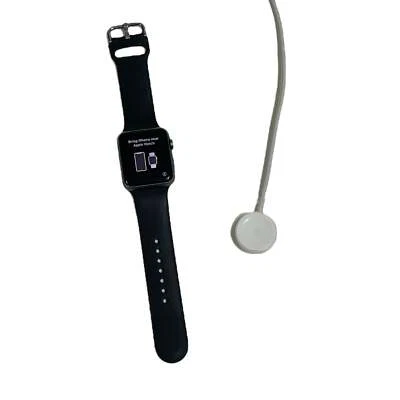 Apple Series 1 Space Gray Aluminum 42mm 8 GB Smart Watch WR-IPX7 - Image 1 of 2