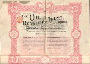 THE OIL ROYALITIES TRUST (K) - Picture 1 of 1