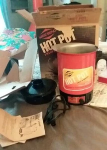 Vintage West Bend Instant Hot Pot Electric 36 oz Cat No 3253 TESTED WORKS In Box - Picture 1 of 5
