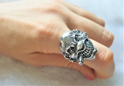 Fumare Joker Anello 925 Argento Sterling Supereroe Carattere Comics Sigaro 26 Gr - Immagine 1 di 4