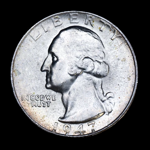 1947-S WASHINGTON QUARTER ✪ UNCIRCULATED UNC ✪ 25C L@@K NOW D112 ◢TRUSTED◣ Cover