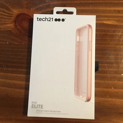 ⚡️Funda para teléfono iPhone X y XS tech21 Evo Elite - Oro rosa con protección contra caídas Foto 1 de 4