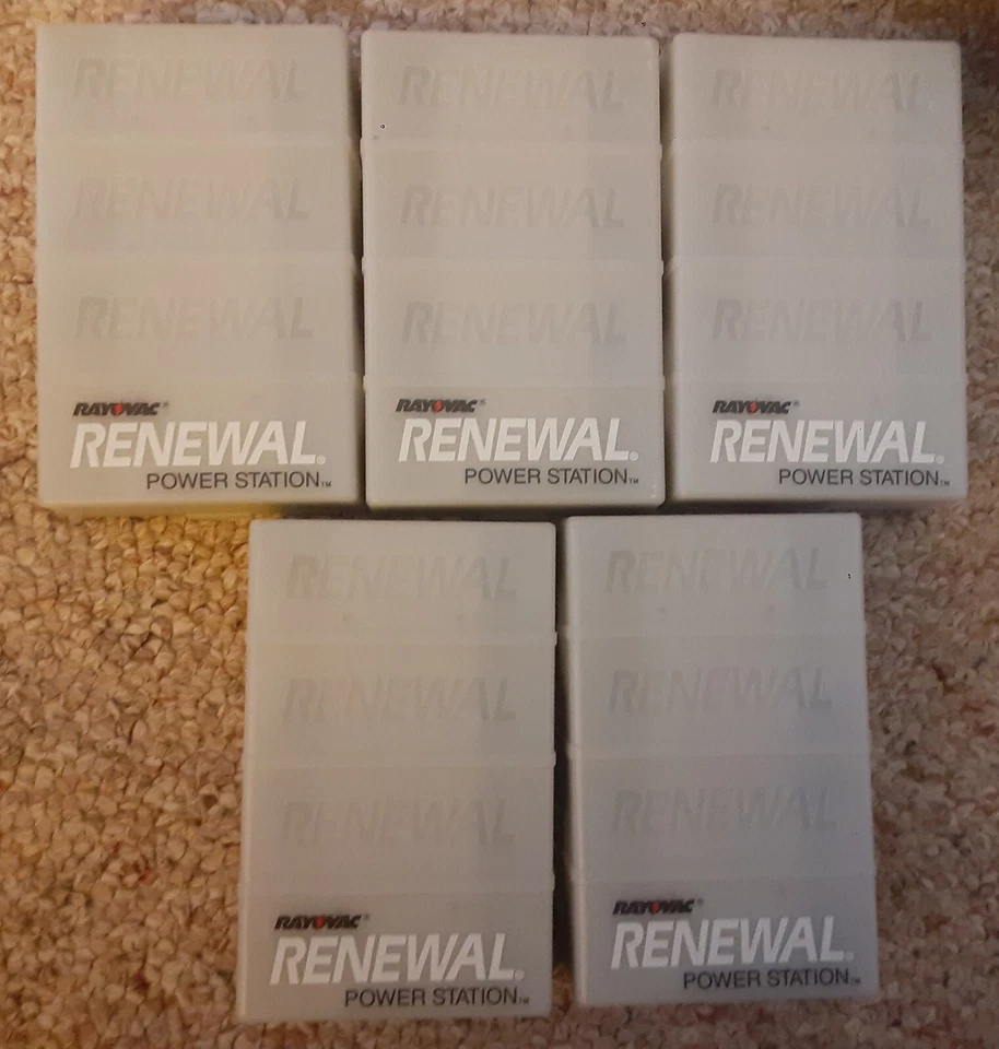 Lote de 5 Cargador Central Eléctrica Renovación Rayovac PS1 AA AAA Batería Alcalina Solo Foto 1 de 1