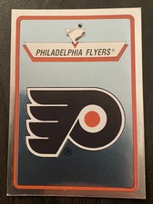Philadelphia Flyers Panini NHL 1990-91 FOIL Team Sticker #117 