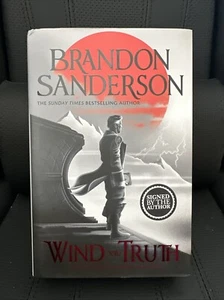 SIGNED Brandon Sanderson Autographed Book - Wind and Truth (UK Ed) *see descript - Picture 1 of 8