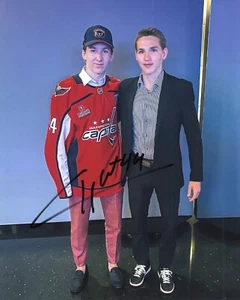 Cole Hutson signed Washington Capitals DRAFT 8X10 PHOTO EXACT PROOF - Picture 1 of 2
