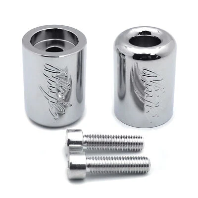 Extremos de barra de mano para 2003 2004 2005 2006 2007 2008 2009 Kawasaki Ninja ZX6RR CROMO Foto 1 de 4