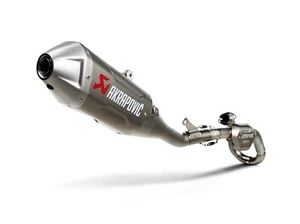 Akrapovic Evolution Line TI/TI Exhaust System Kawasaki KXF450 FITS 2024 TO 2025 - Picture 1 of 4