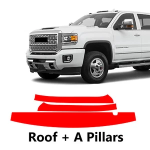 Pillars PreCut Paint Protection Film For GMC SIERRA 3500 HD BASE 2015-2019 - Picture 1 of 6