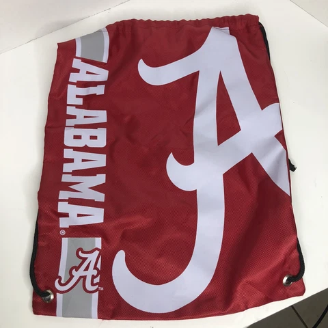 Pre-owned - Alabama Crimson Tide Backpack / Cinch Bag Drawstring Forever Collect Cover