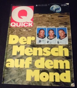 QUICK Zeitschrift Zeitung Illustrierte 23. Juli 1969 - Der Mensch auf dem Mond - Picture 1 of 1