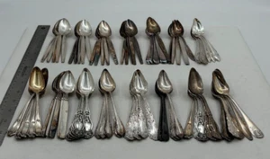Lot of 75 Assorted Silverplate Orange Fruit Spoons - Lot#182 - Picture 1 of 3