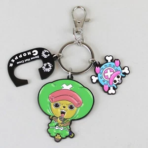 Tony Tony Chopper (One Piece) Enamel Multi-Charm Keychain - Picture 1 of 4