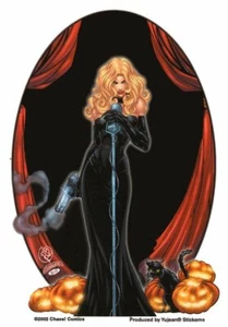 Bad Kitty Comic Book Halloween Sticker Chaos Comics WATERPROOF DECALS ©️2002 - Picture 1 of 1