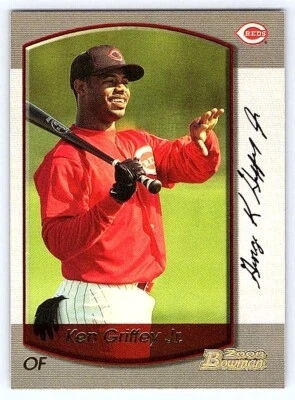 2000 Topps Bowman #122 Ken Griffey Jr CINCINNATI REDS - Image 1 of 2