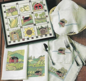 StitchWorld - COUNTRYSIDE QUILTS - 6 designs, barns, landscapes, c1999, OPP - Picture 1 of 1