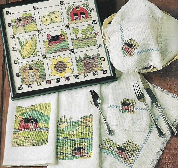 StitchWorld - COUNTRYSIDE QUILTS - 6 designs, barns, landscapes, c1999,  OPP  - Image 1 of 1