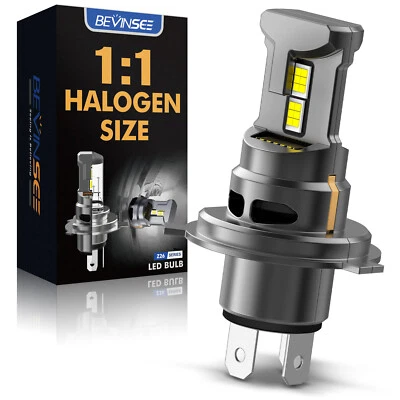 H4 HS1 LED Motorcycle Headlight Bulb 35W Hi/Low Beam For Yamaha FZ1 1000 FZ6 600 - Image 1 of 4