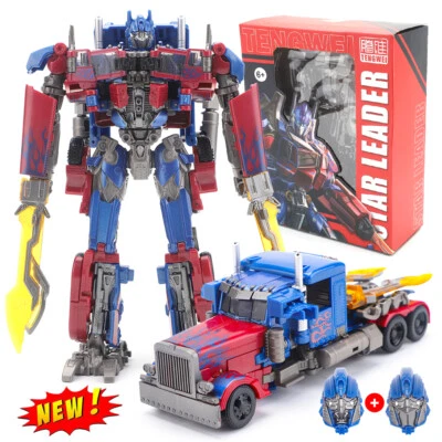 MARKENLOS Transformator Optimus Prime Figur Truck Transformation Spielzeug Kinder-Geschenk