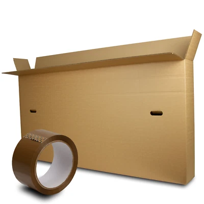 PAKET.AG Fahrradkarton 1600x200x800 mm - Sehr stabil - Doppelwellig - DHL Gurtmaß 360