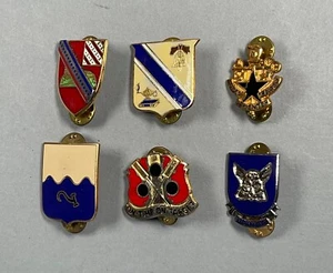 US Army DUI DI Unit Crest Lot of 6 Different # 2 - Picture 1 of 1