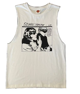 Sonic Youth LP Sleeveless Graphic Music T-Shirt Rock Wear Originals Size Medium - Picture 1 of 3