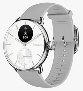 Withings Health Activity Tracking Smartwatch Scanwatch 2 HWA10 38mm White - Picture 1 of 4