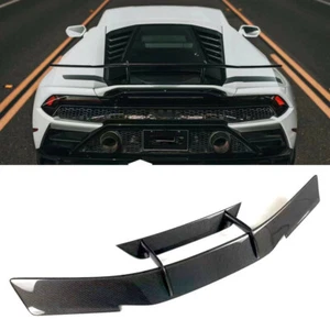 Rear Trunk Spoiler Wings For Lamborghini Huracan LP610 2018up Real Carbon Fiber - Picture 1 of 7