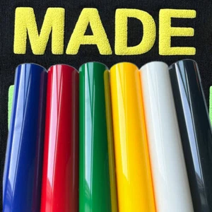 30x25cm 6pcs Bundle 3D Puff Heat Transfer Vinyl Film Iron on Tshirts HTV Sheet - Picture 1 of 6