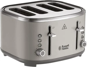 Russell Hobbs Stylevia Mocha 4 Slice Toaster - Wide Slot Brown Toaster 26293 - Picture 1 of 6