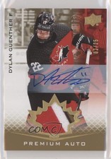 2021 Upper Deck Team Canada Juniors /25 Dylan Guenther SP #85 Patch Auto