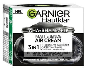 ✅ Garnier Hautklar AHA+BHA Gesichtscreme mit Kohle Mattierende Air Cream 50ml ✅ - Bild 1 von 2