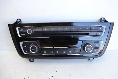 Unidad de interruptor de control de clima calentador de aire acondicionado estéreo de audio BMW M4 F82 2014 J163 Foto 1 de 3