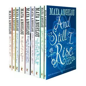 Maya Angelou 9 Books Collection Set (And Still I Rise,Mom and Me and Mom) NEW - Picture 1 of 6