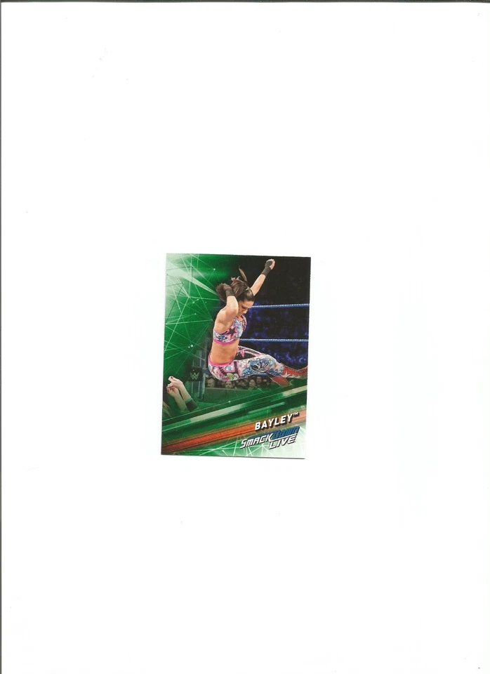 2019 Topps WWE SmackDown Live #7 Bayley Green - Image 1 of 1