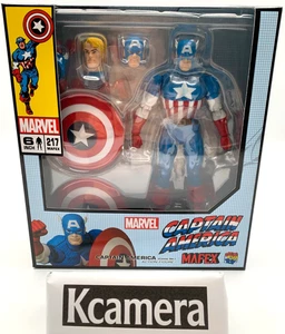 MEDICOM TOY MAFEX CAPTAIN AMERICA comic Ver. No.217 MARVEL Figure 2024 JAPAN - Picture 1 of 17