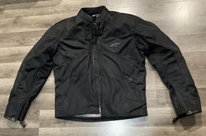 Alpine Stars Textile Armored Padded Motorcycle Jacket Size L w/detachable liner - Foto 1 di 20
