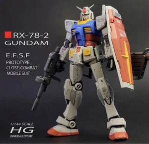 RX-78-2 Gundam HG 1/144 Renovated And Fully Painted 71823352et - Picture 1 of 4