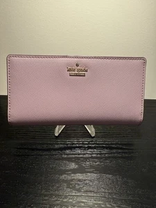 Cartera Kate Spade púrpura delgada plegable - Imagen 1 de 3